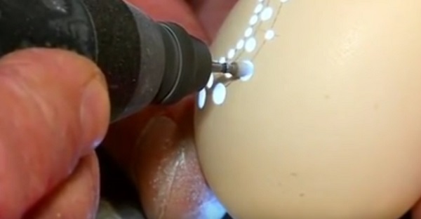 Cet homme perce des trous dans une coquille d’œuf. Le résultat est tout simplement MAGNIFIQUE!